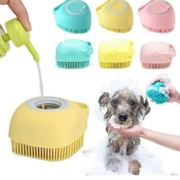 Lava Pelo Pet Escova Banho Cachorro Gato Shampoo Dispenser - Image 2