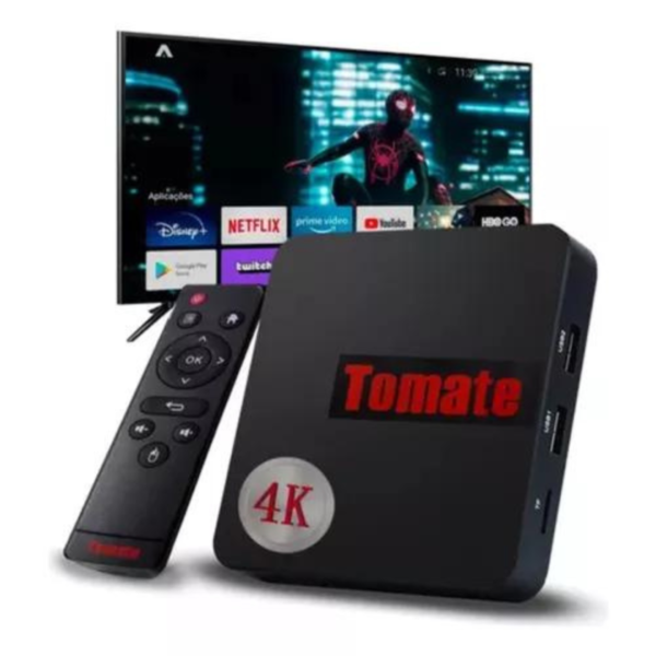 Smart Tv Box Tomate 4k Ultra Hd 2gb Ram 16gb Hd